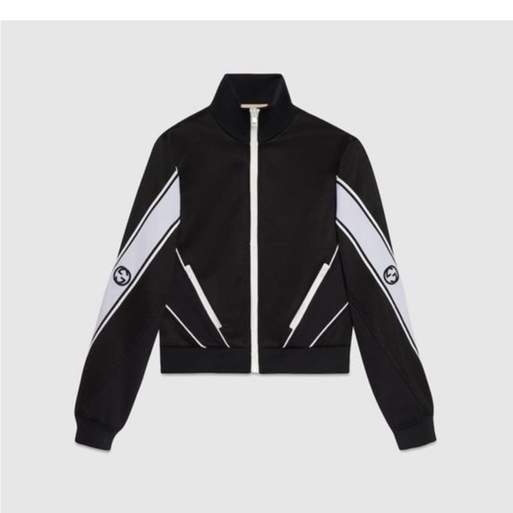 Gucci Jackets & Blazers - Gucci black white track gg jacket - size small